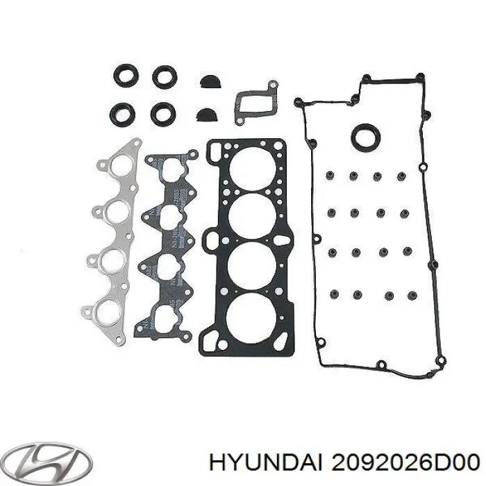 Купити 2092026D00 Hyundai/Kia Комплект прокладок двигуна, верхній