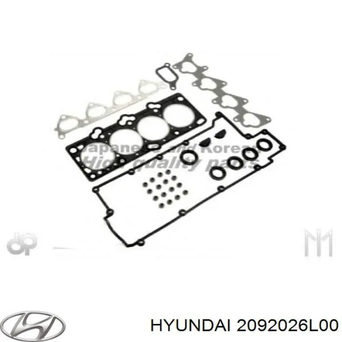 Комплект прокладок двигуна, верхній Hyundai/Kia 2092026L00 ціна, від 44.72 USD