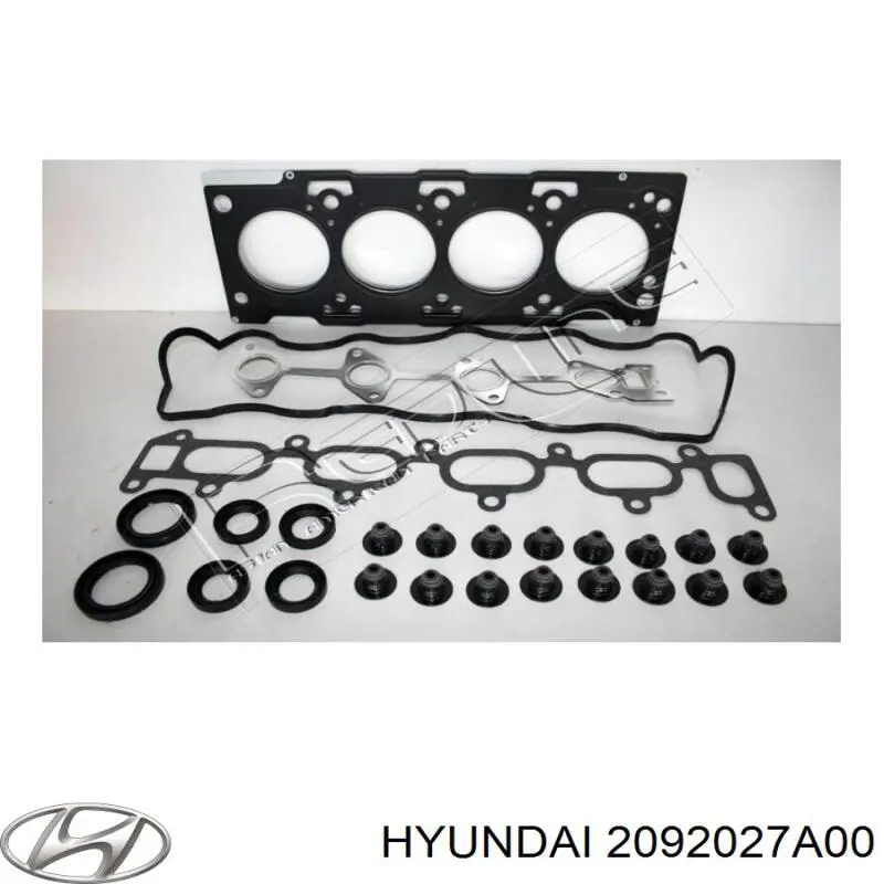Комплект прокладок двигуна, верхній Hyundai Santa Fe 1 (SM) (Хендай Санта фе)