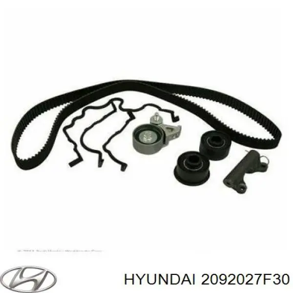 Комплект прокладок двигуна, верхній 2092027F30 Hyundai/Kia