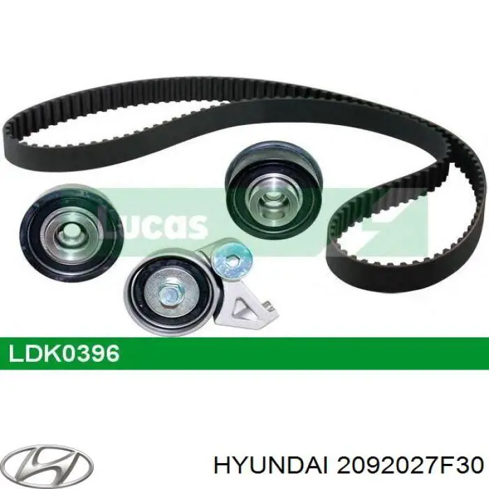 Комплект прокладок двигуна, верхній Hyundai/Kia 2092027F30 ціна, від 65.52 USD