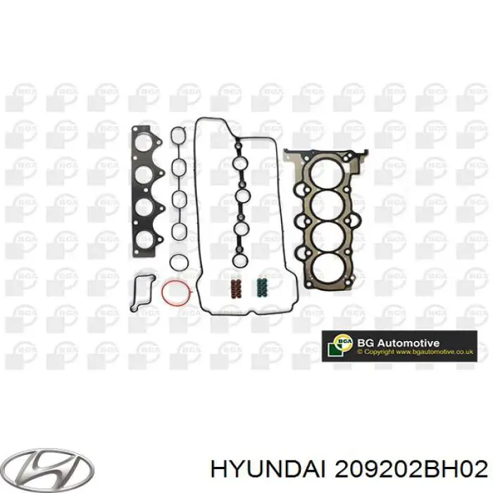 Комплект прокладок двигуна, верхній Hyundai/Kia 209202BH02 ціна, від 91.98 USD