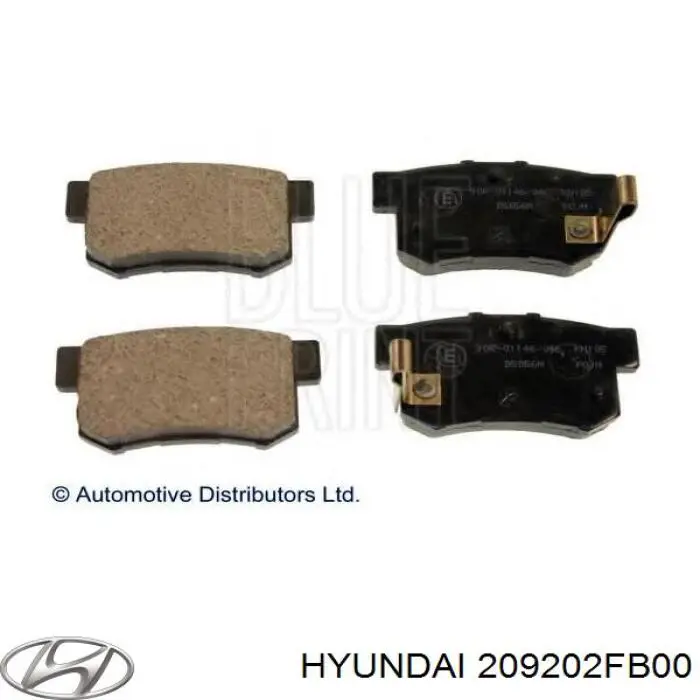 209202FB00 Hyundai/Kia комплект прокладок двигуна, верхній