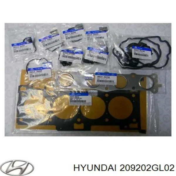 Купити 209202GL02 Hyundai/Kia Комплект прокладок двигуна, верхній