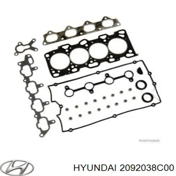 Купити 2092038C00 Hyundai/Kia Комплект прокладок двигуна, верхній
