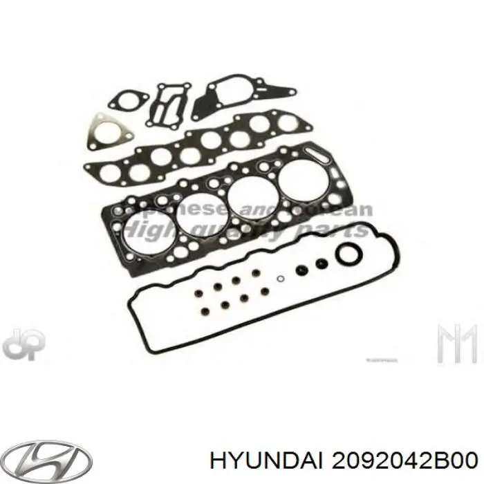 Комплект прокладок двигуна, повний 2092042B00 Hyundai/Kia