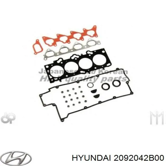 Комплект прокладок двигуна, повний Hyundai/Kia 2092042B00 ціна, від 49.77 USD