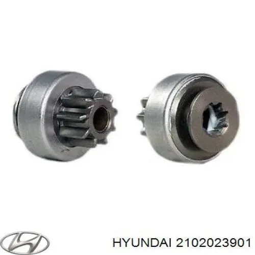 2102023901 Hyundai/Kia вкладиші колінвала, корінні, комплект, 1-й ремонт (+0,25)