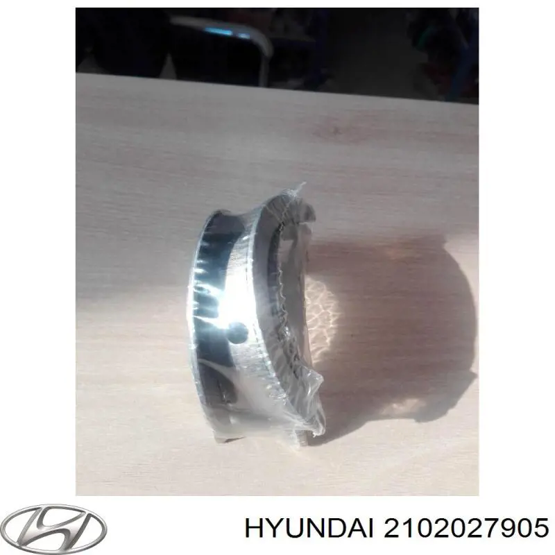 Купити 2102027905 Hyundai/Kia Вкладиші колінвала, корінні, комплект, стандарт (STD)