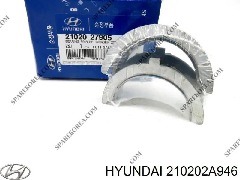 210202A946 Hyundai/Kia Підшипник шатуна