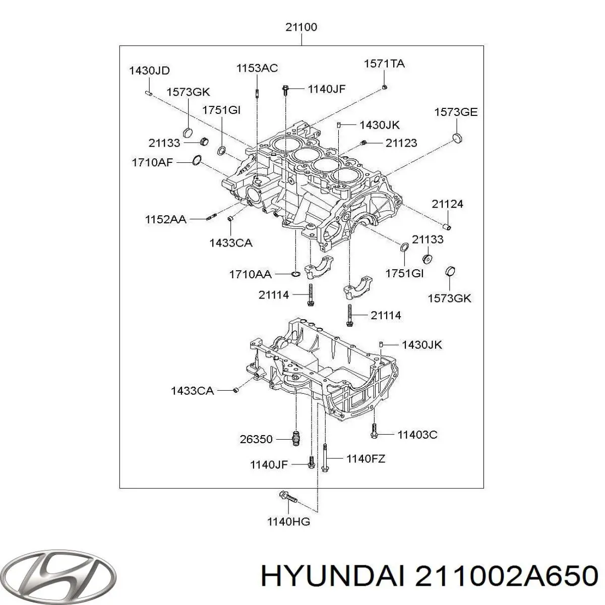 211002A650 Hyundai/Kia Пеньок