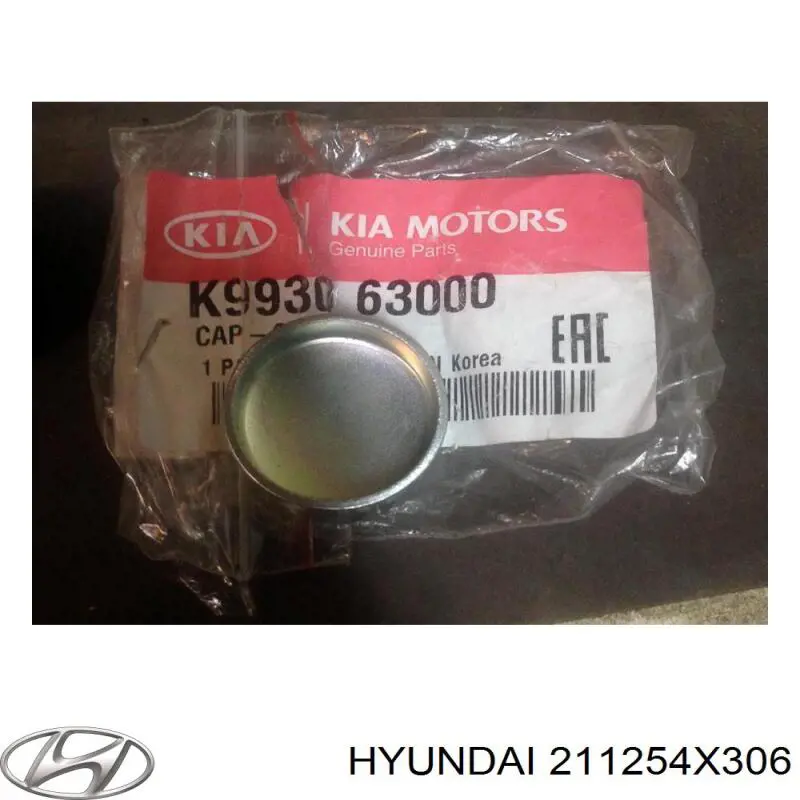 Заглушка блоку циліндрів 211254X306 Hyundai/Kia