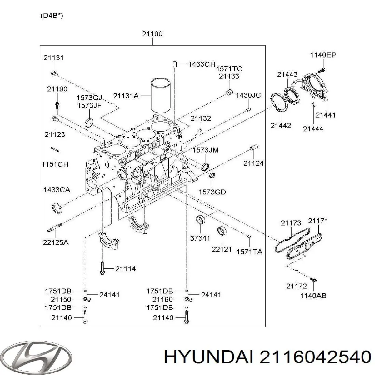 2116042540 Hyundai/Kia 