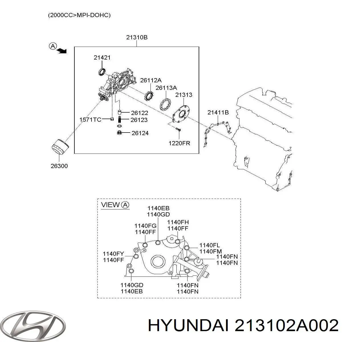  213102A000 Hyundai/Kia