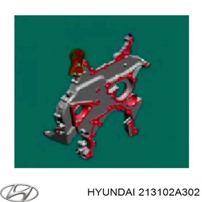 213102A302 Hyundai/Kia кришка двигуна передня