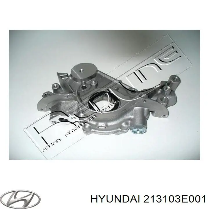 Помпа масляна Hyundai/Kia 213103E001 ціна, від 63.33 USD
