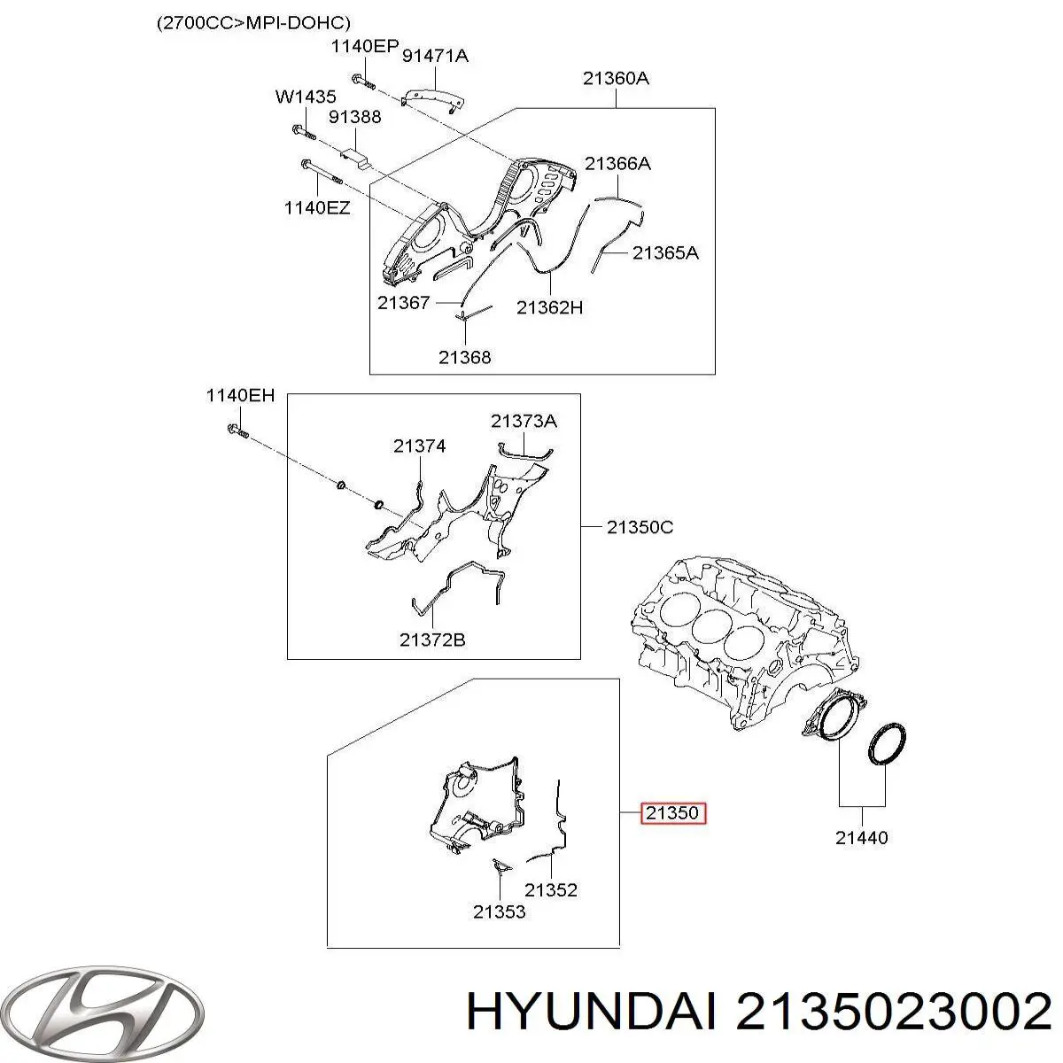 2135023002 Hyundai/Kia 