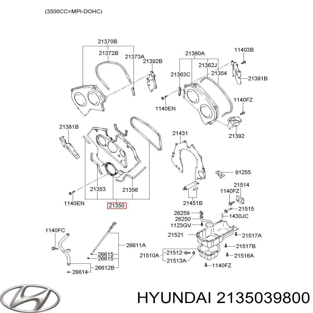  2135039800 Hyundai/Kia