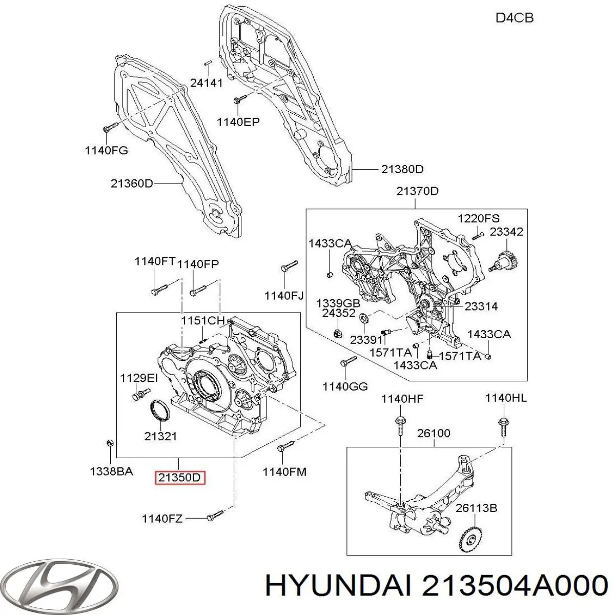  213504A000 Hyundai/Kia