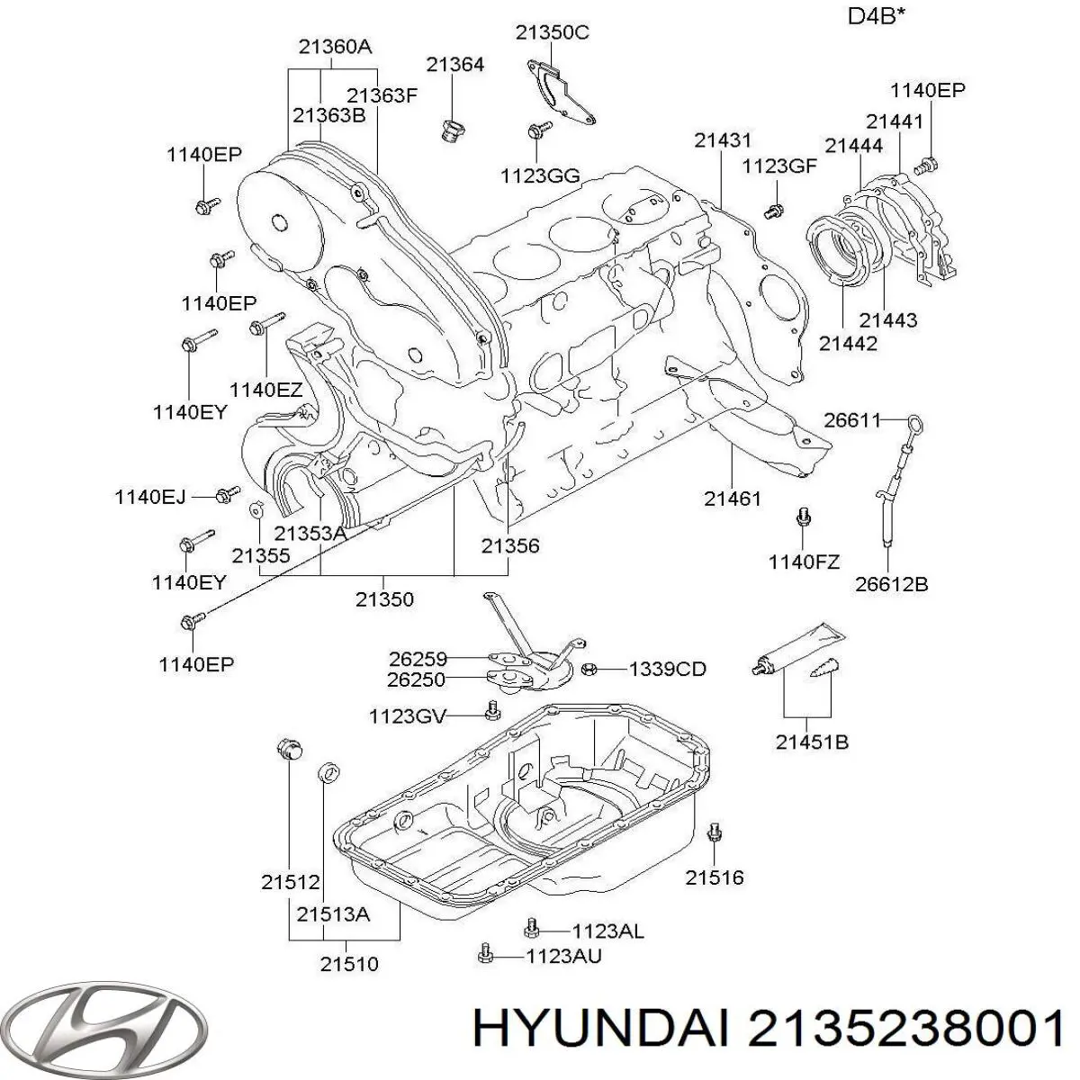 Купити 2136242500 Hyundai/Kia 