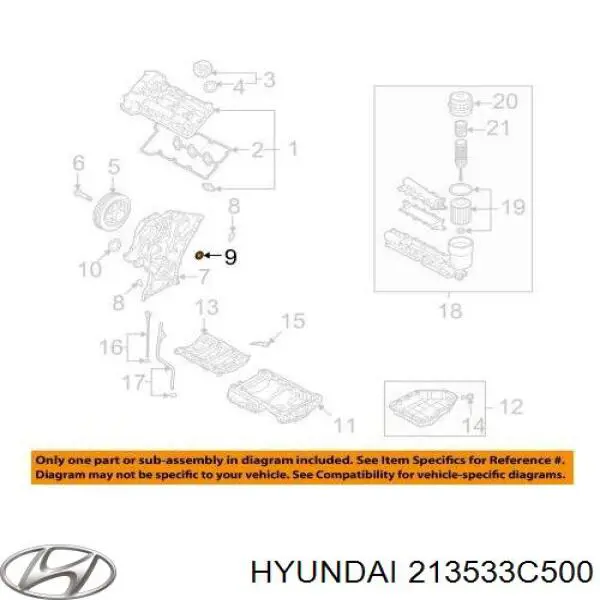  213533C500 Hyundai/Kia