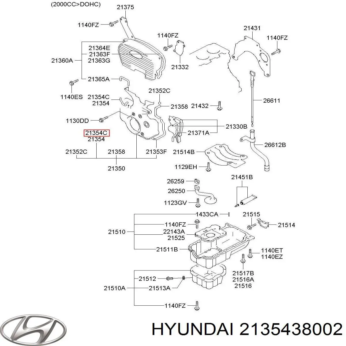 Купити 2135438002 Hyundai/Kia 