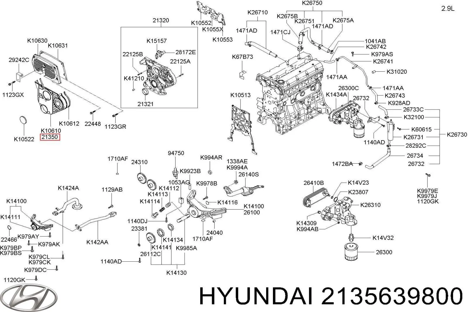 2135039800 Hyundai/Kia 