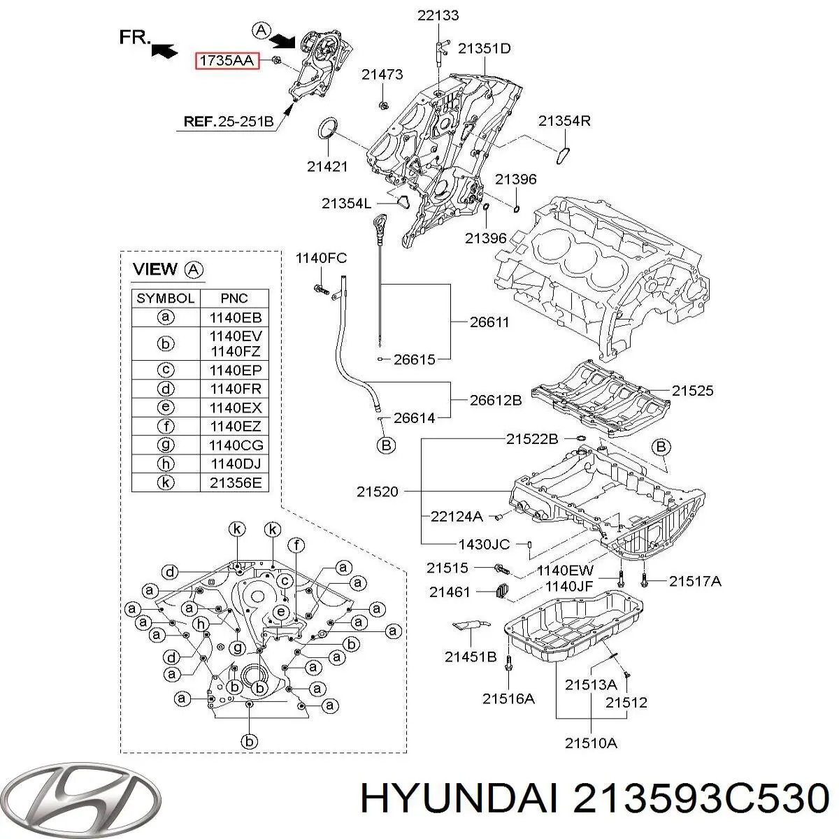 Купити 213593C530 Hyundai/Kia 
