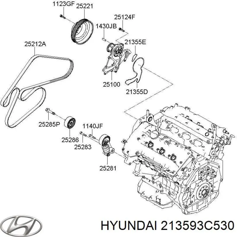  213593C530 Hyundai/Kia