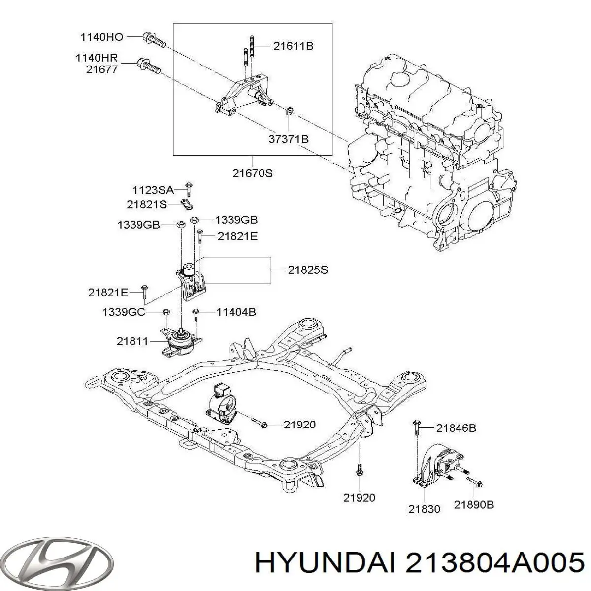  Hyundai/Kia 213804A005 ціна, від 41.44 USD