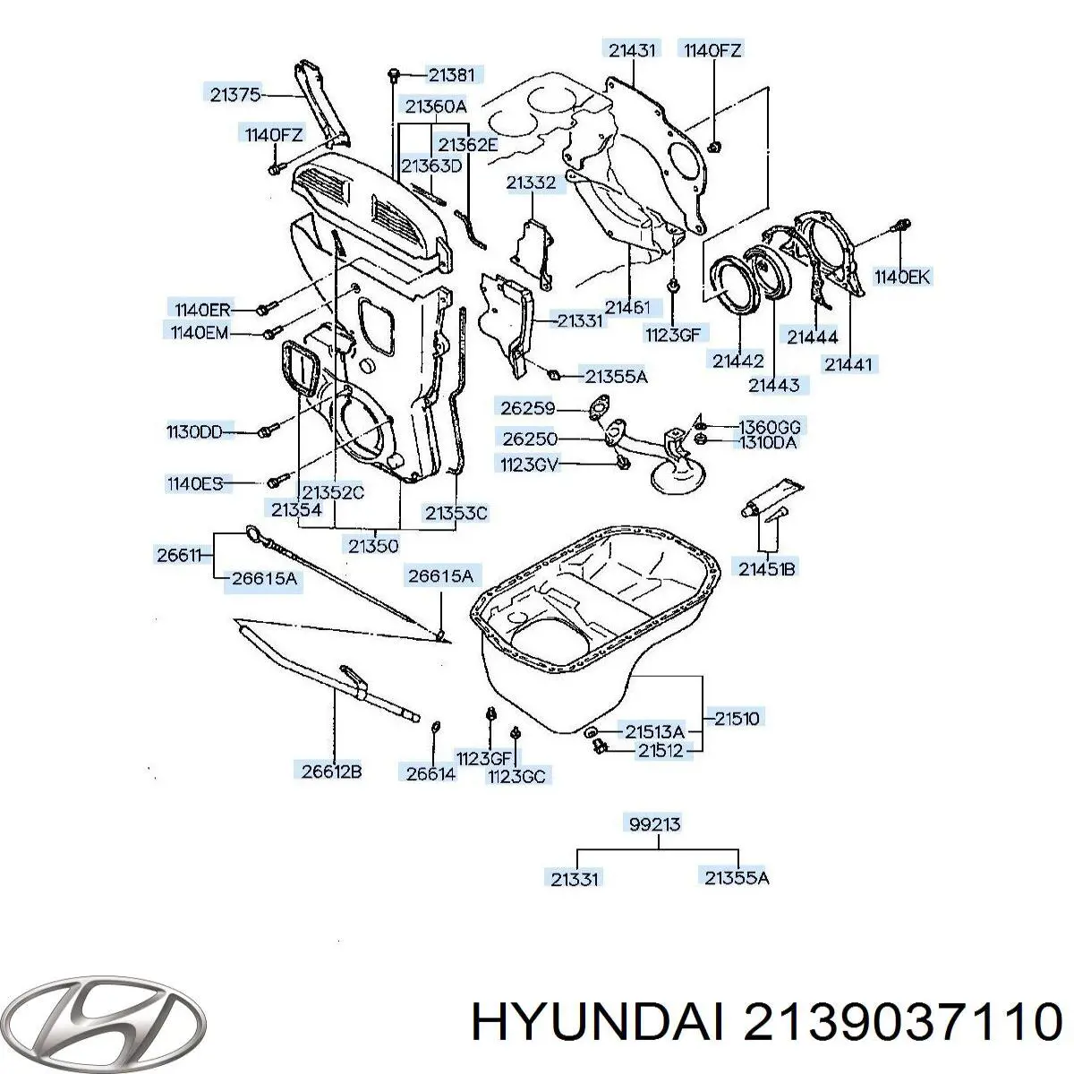 Купити 2139037130 Hyundai/Kia 