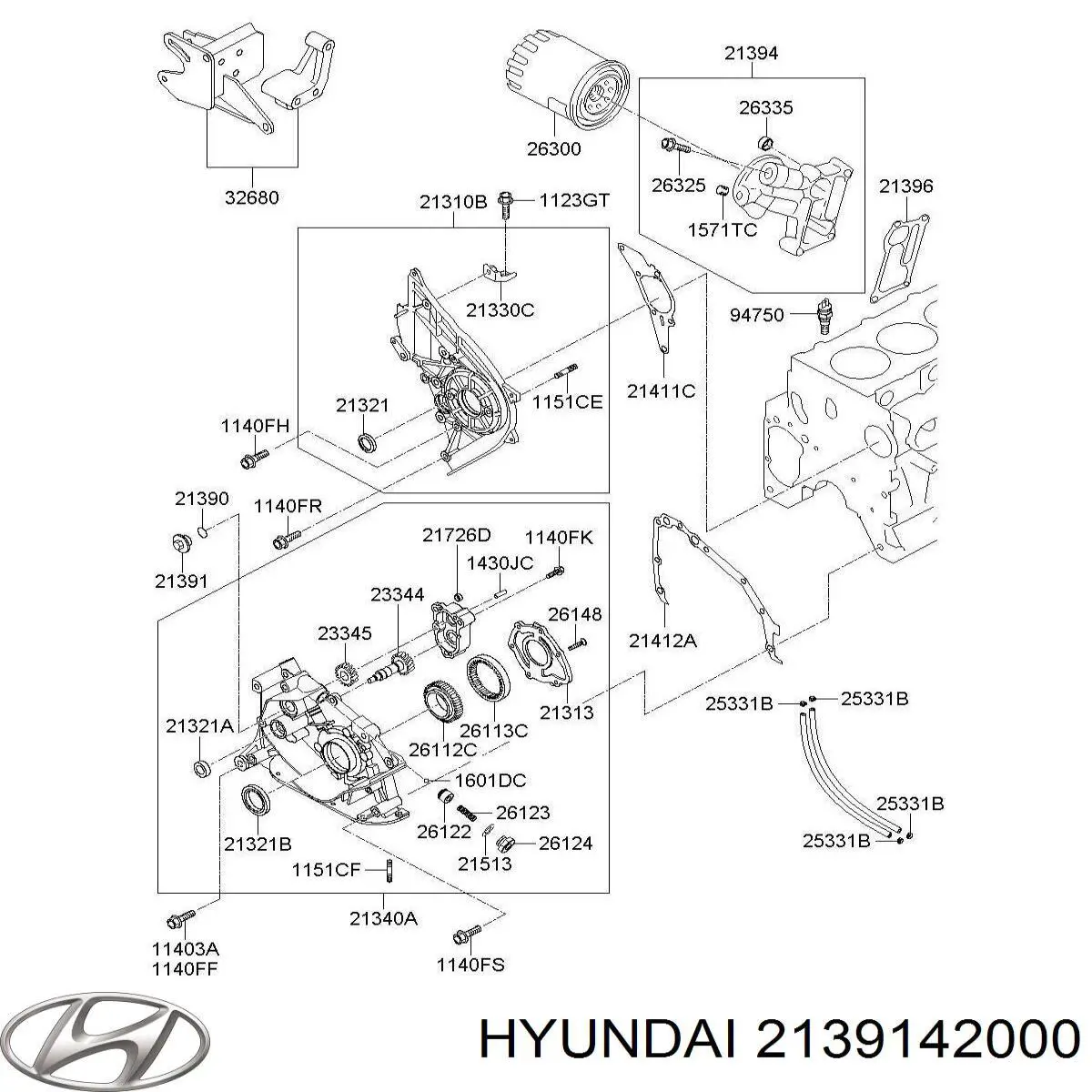  Hyundai/Kia 2139142000 ціна, від 7.48 USD
