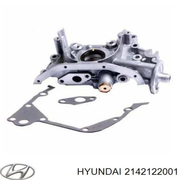 2142122001 Hyundai/Kia сальник колінвала двигуна, передній