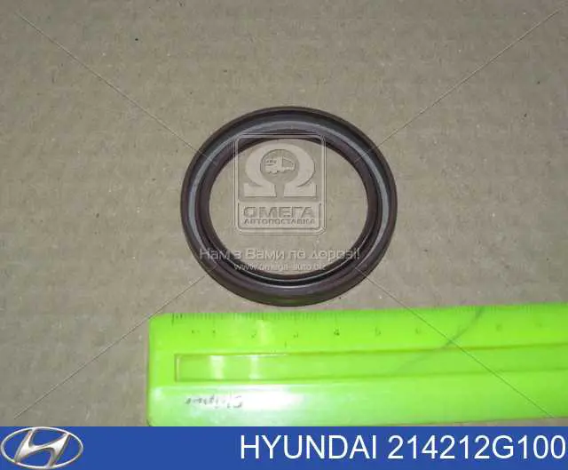 Сальник коленвала двигуна, передній Hyundai/Kia 214212G100 ціна, від 3.31 USD