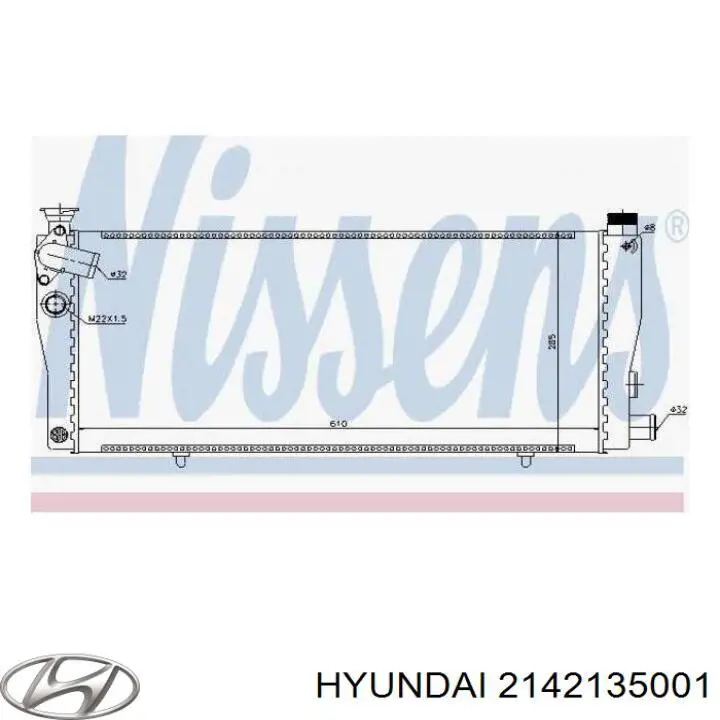 2142135001 Hyundai/Kia Сальник колінчастого валу