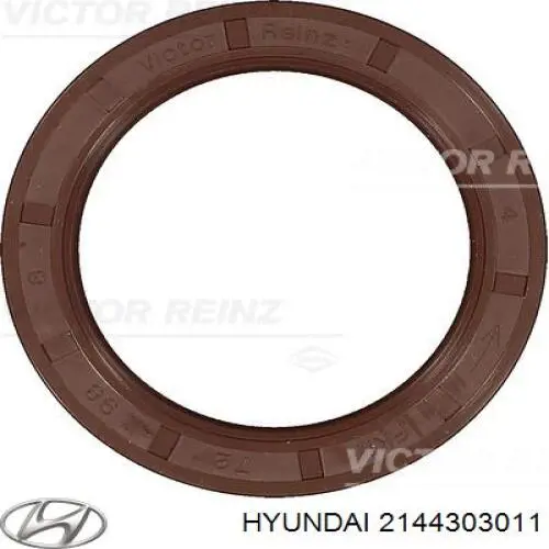 2144303011 Hyundai/Kia Сальник коленвала корінний