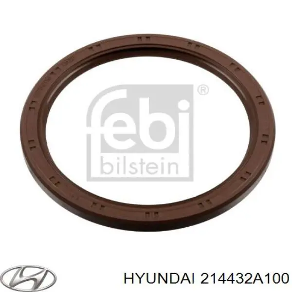 Сальник колінвала двигуна, задній Hyundai/Kia 214432A100 ціна, від 10.73 USD