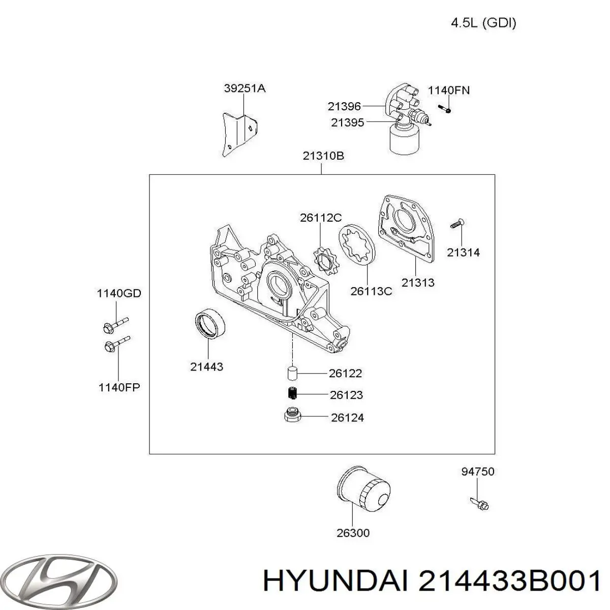 214433B001 Hyundai/Kia 