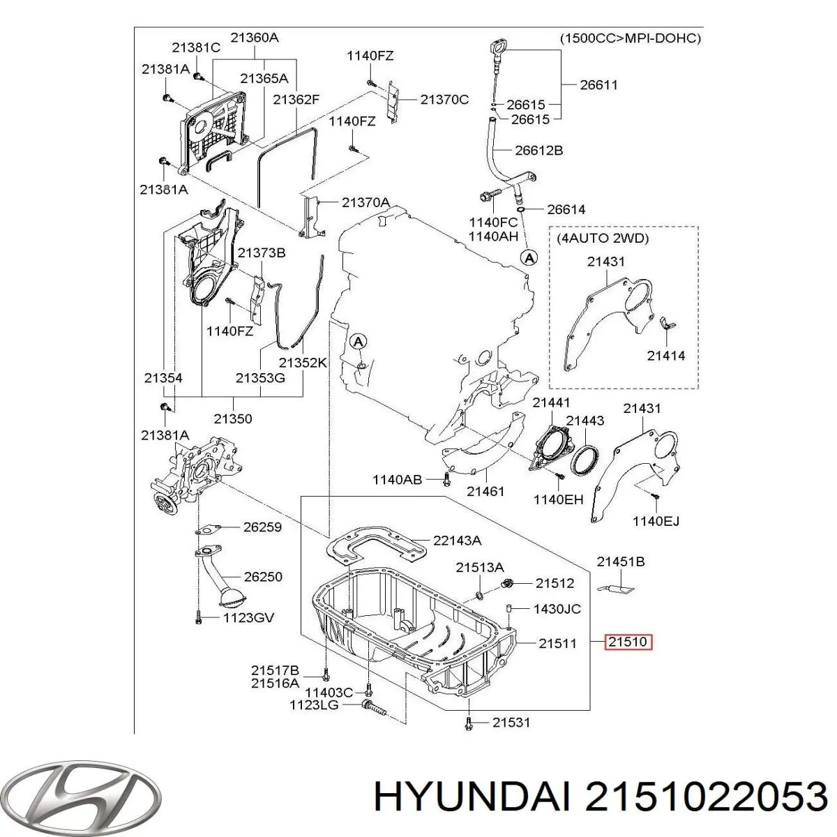  2151022053 Hyundai/Kia