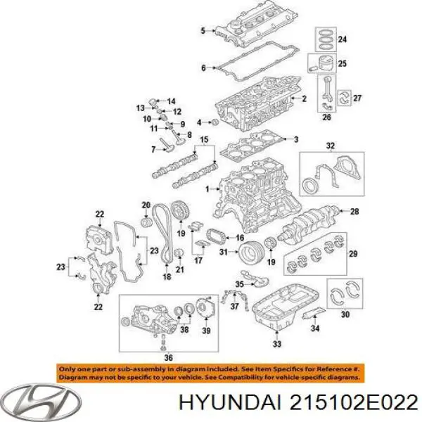 Піддон масляний картера двигуна Hyundai I40 (VF) (Хендай I40)