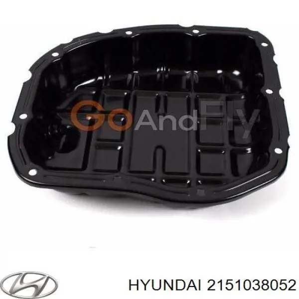 2151038052 Hyundai/Kia піддон масляний картера двигуна, нижня частина