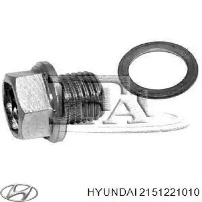 2151221010 Hyundai/Kia пробка піддона двигуна
