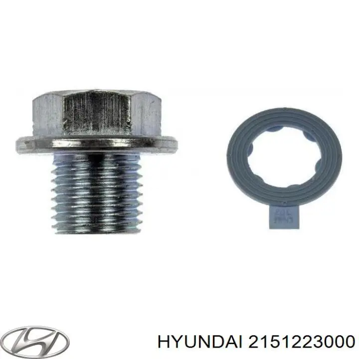 2151223000 Hyundai/Kia пробка піддона двигуна