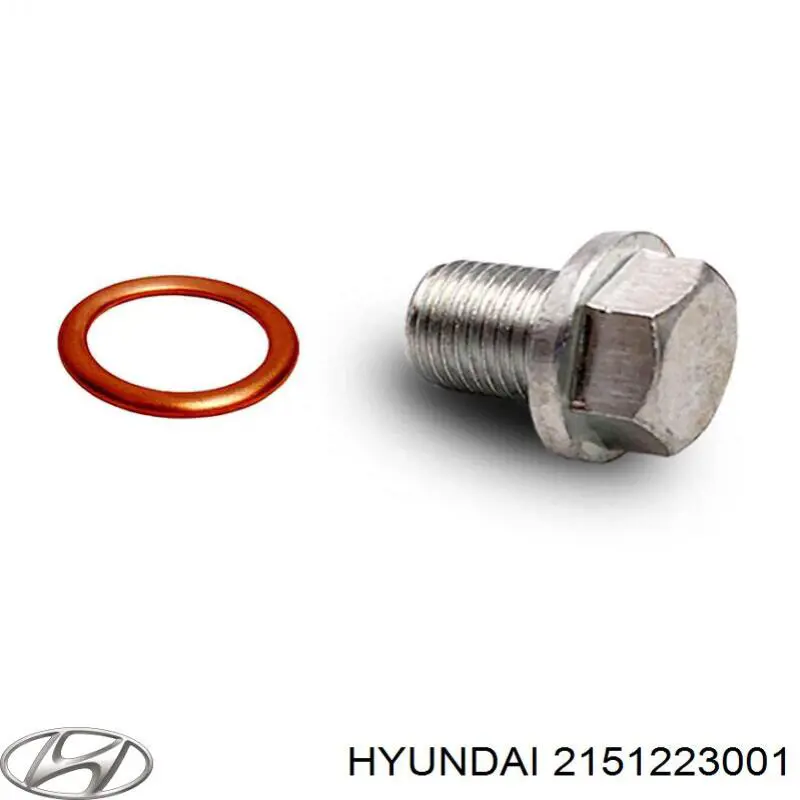 2151223001 Hyundai/Kia пробка піддона двигуна