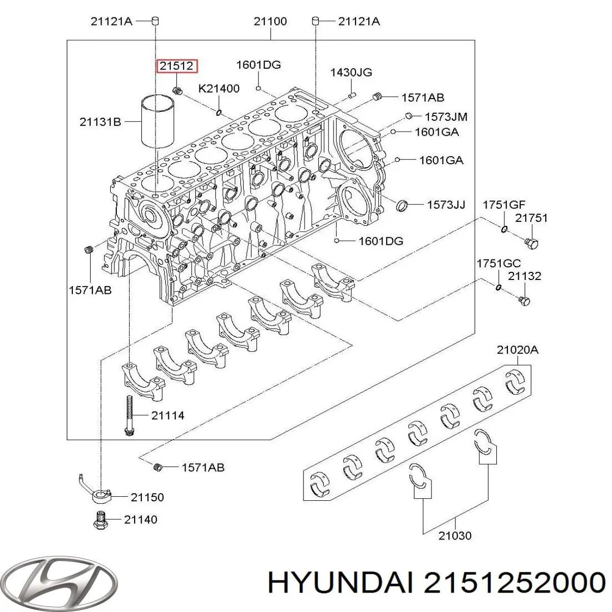Купити 2151252000 Hyundai/Kia 
