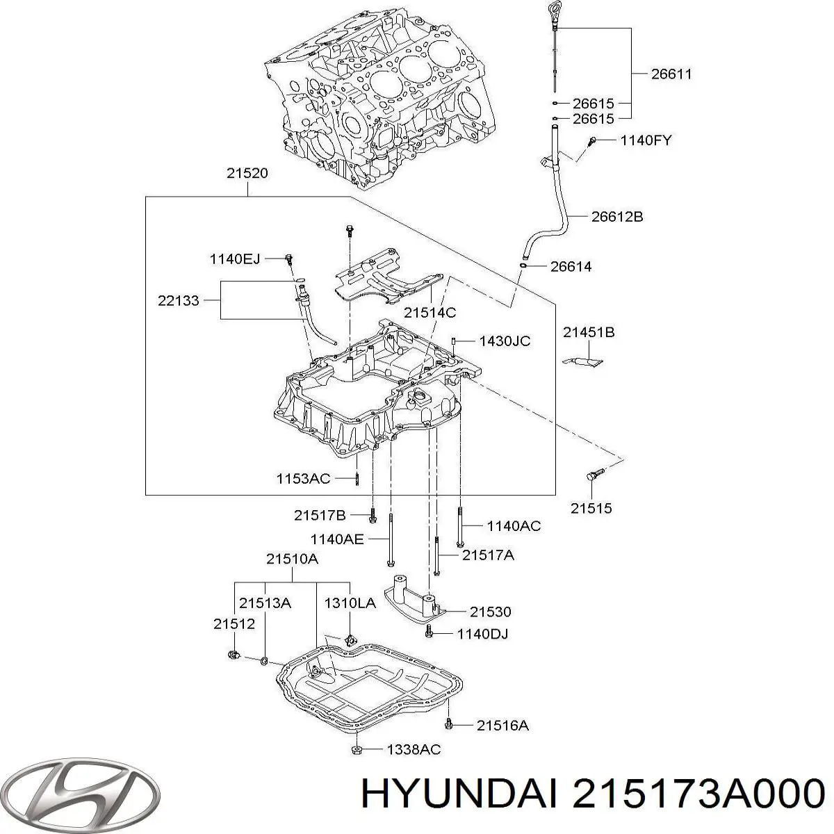  215173A000 Hyundai/Kia