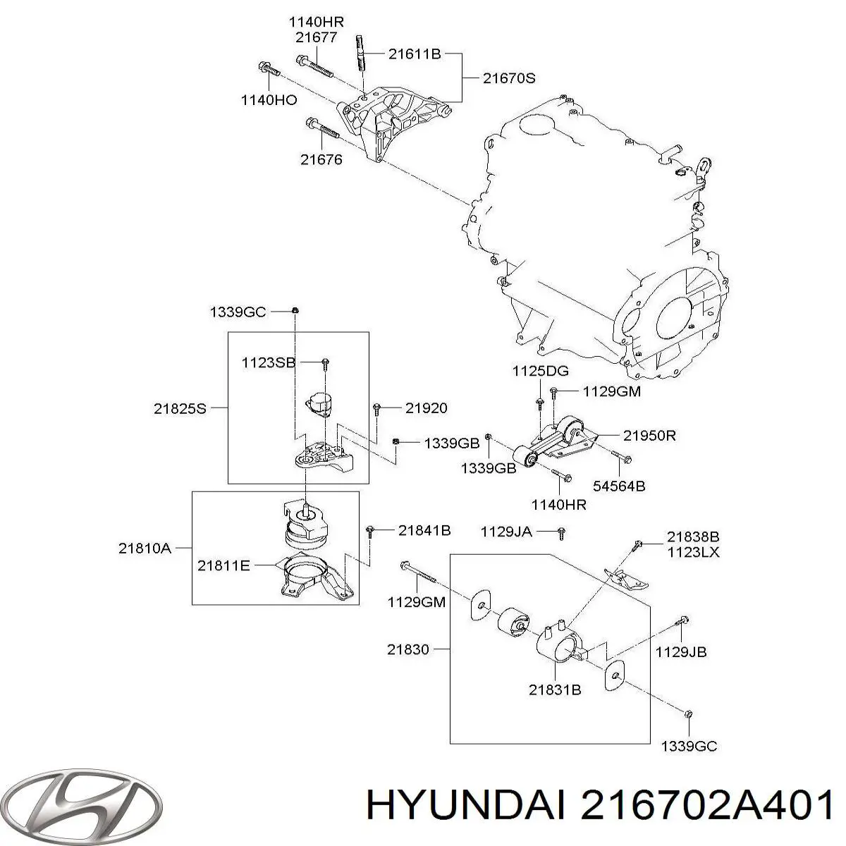  216702A401 Hyundai/Kia