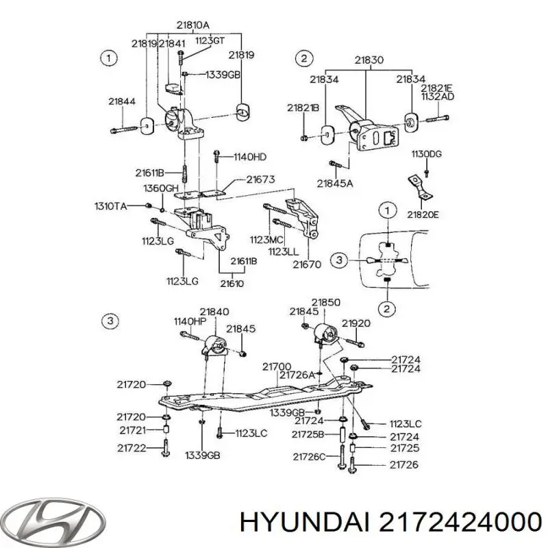  Hyundai/Kia 2172424000 ціна, від 30.98 USD