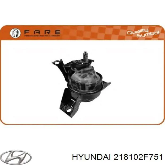 Права подушка двигуна Hyundai/Kia 218102F751 ціна, від 57.00 USD