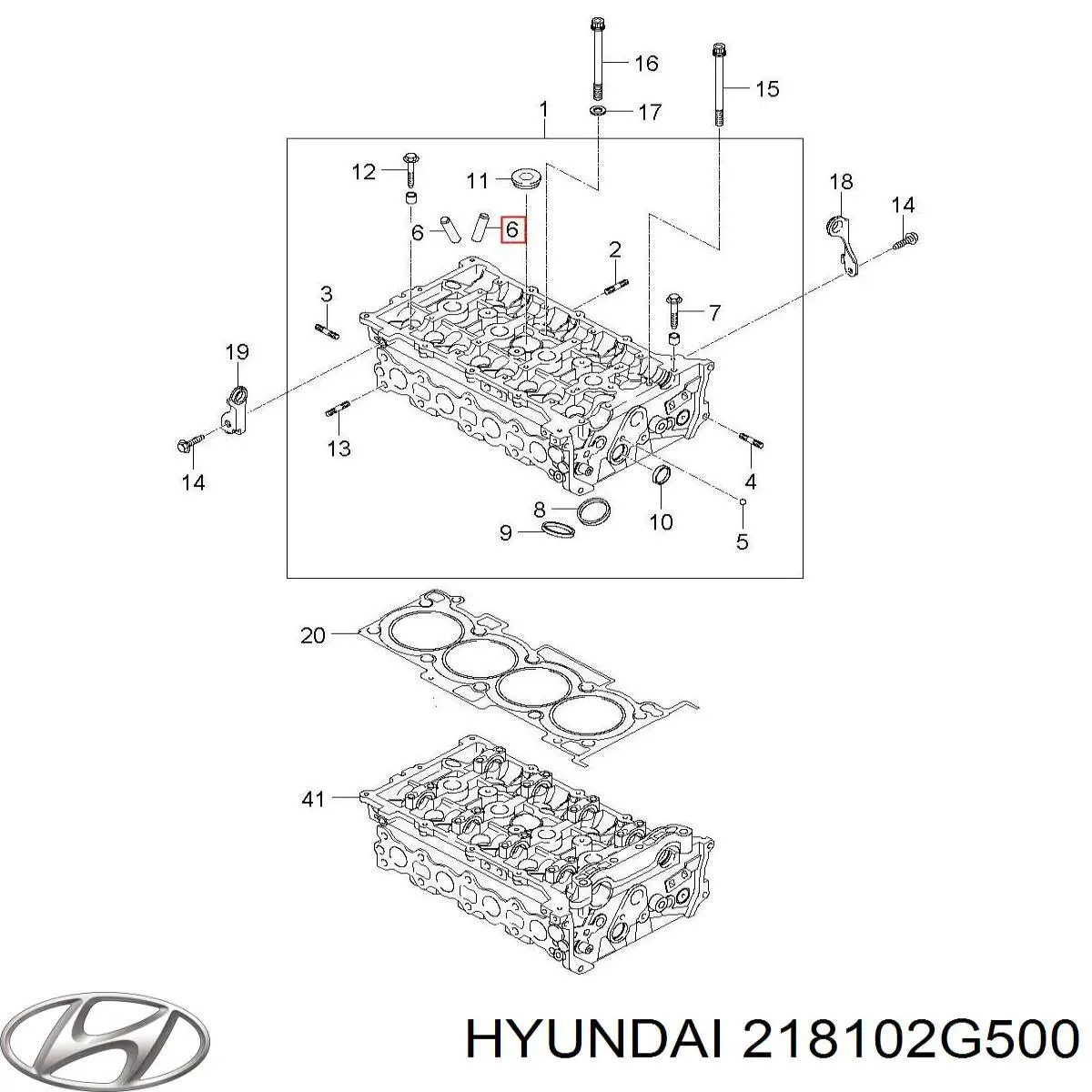 Подушка (опора) двигуна, права 218102G500 Hyundai/Kia